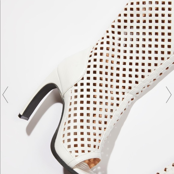 New peep toe boot with heel. - Picture 2 of 5